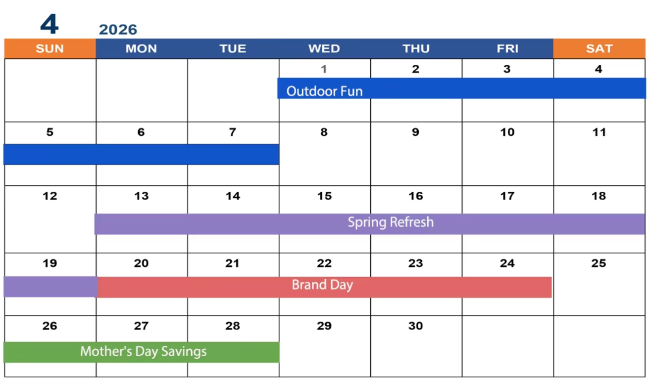 アリエクスプレス 2026年4月のセール予定