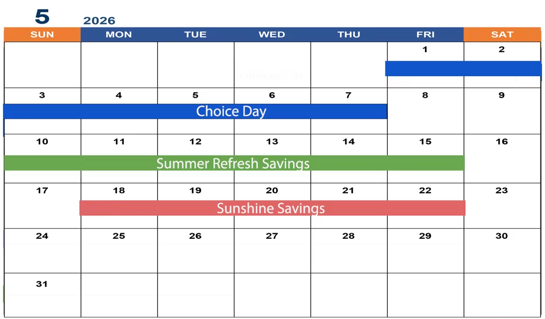 アリエクスプレス 2026年5月のセール予定